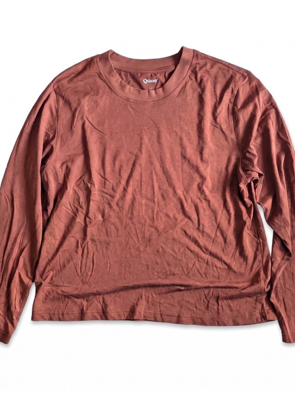 Quince Long-Sleeve Crewneck Tee | Size L (NWOT)